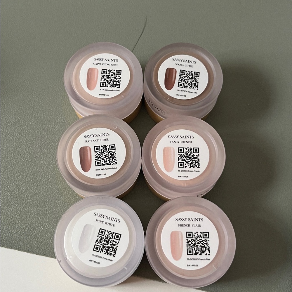 Sassy Saints Nail Dip Powder Color Bundle